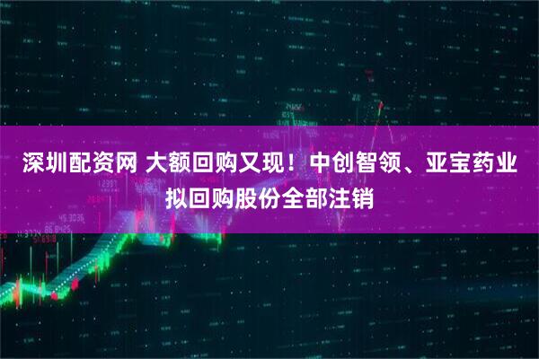 深圳配资网 大额回购又现！中创智领、亚宝药业拟回购股份全部注销